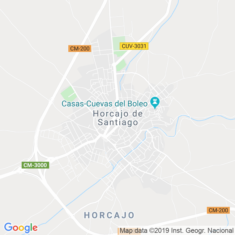 Código postal de Horcajo de Santiago en Cuenca