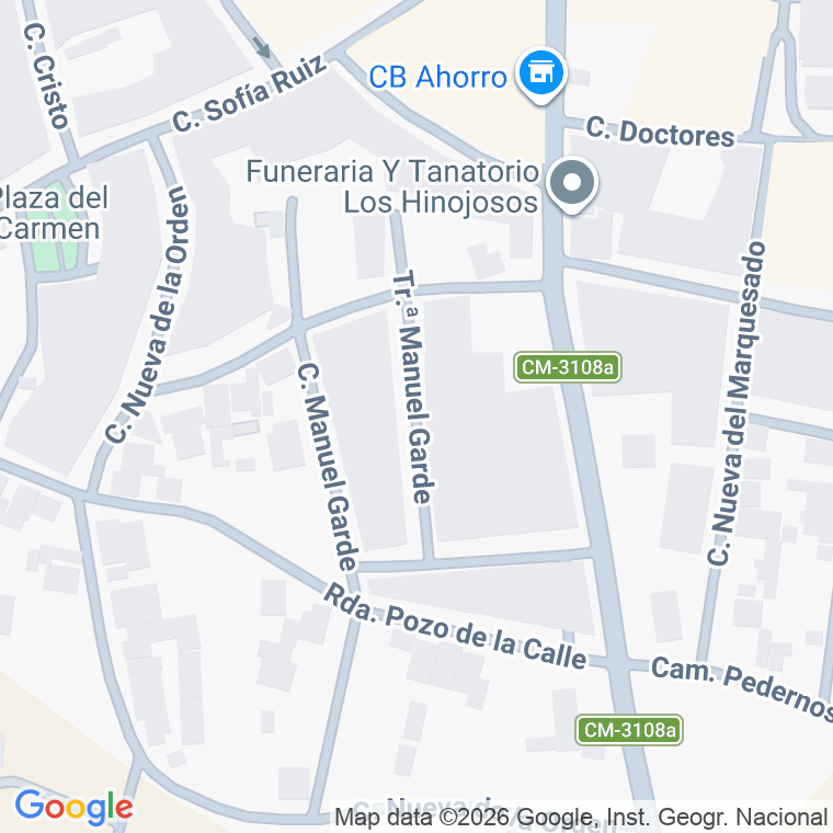 Código postal de Trva Manuel Garde en Hinojosos (los)