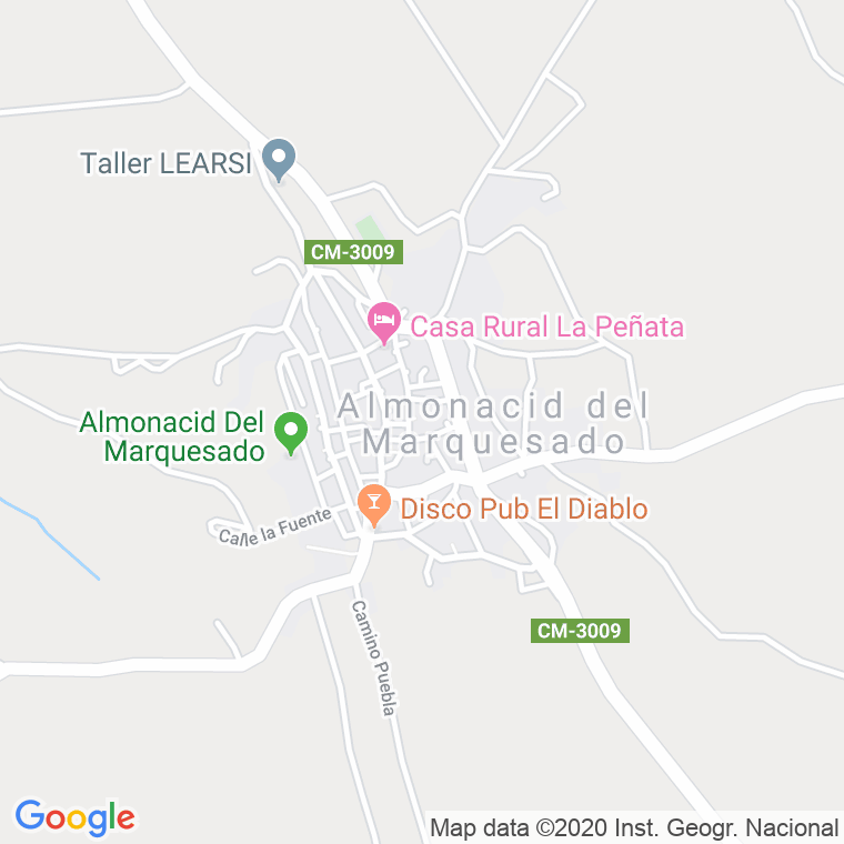 Código Postal de Almonacid Del Marquesado en Cuenca