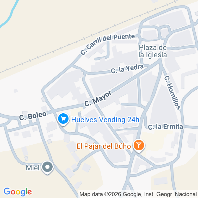 Código postal de Calle Mayor en Huelves