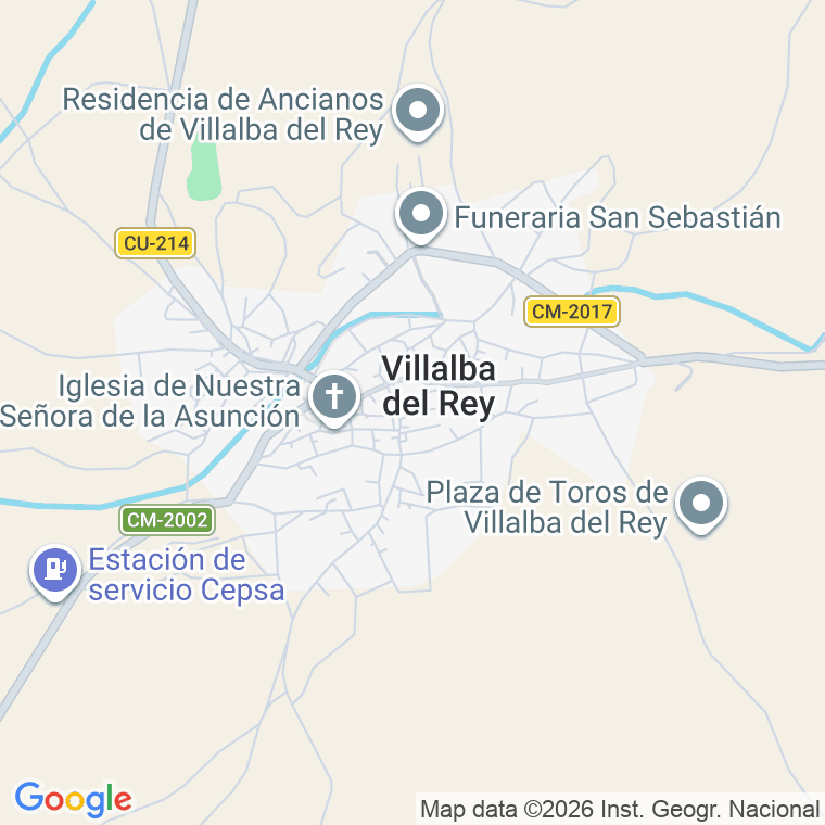 Código postal de Villalba del Rey en Cuenca