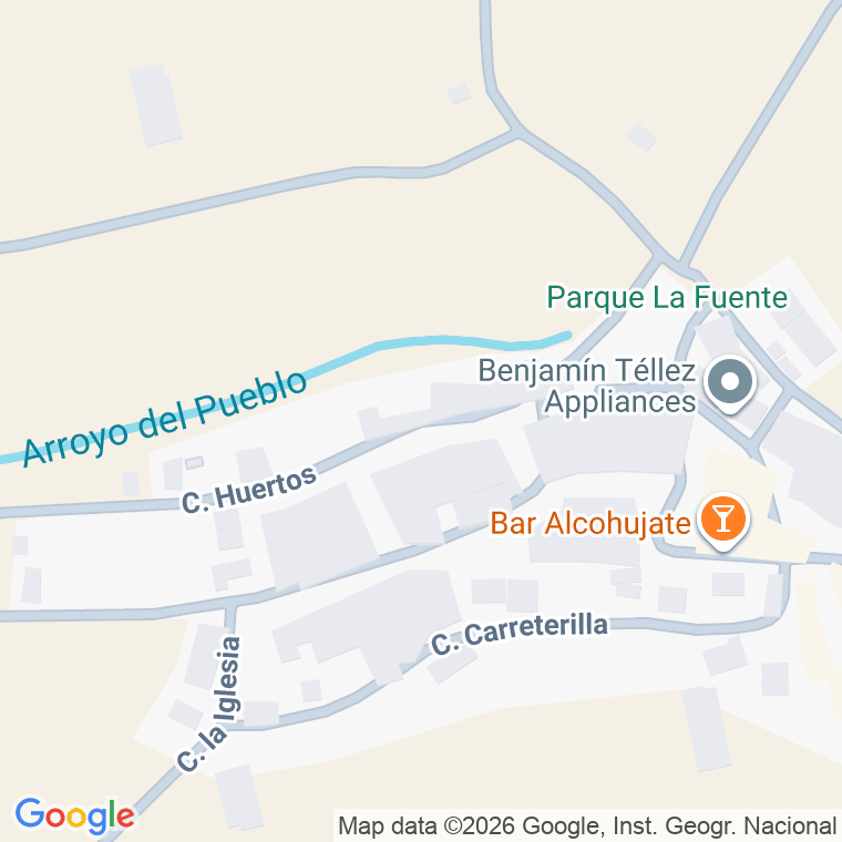 Código postal de Calle Huertos en Alcohujate
