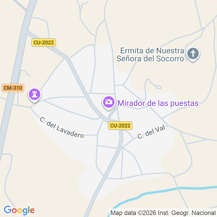 Código postal de Calle Damaso Ruiz en Loranca del Campo