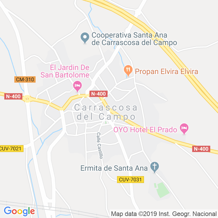 Código Postal de Carrascosa Del Campo en Cuenca