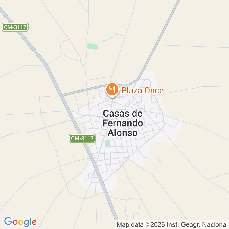 Código postal de Calle Gregorio Marañon en Casas de Fernando Alonso