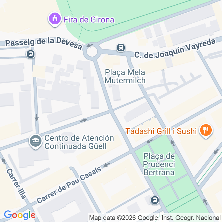 Código postal de Caterina Albert en Girona
