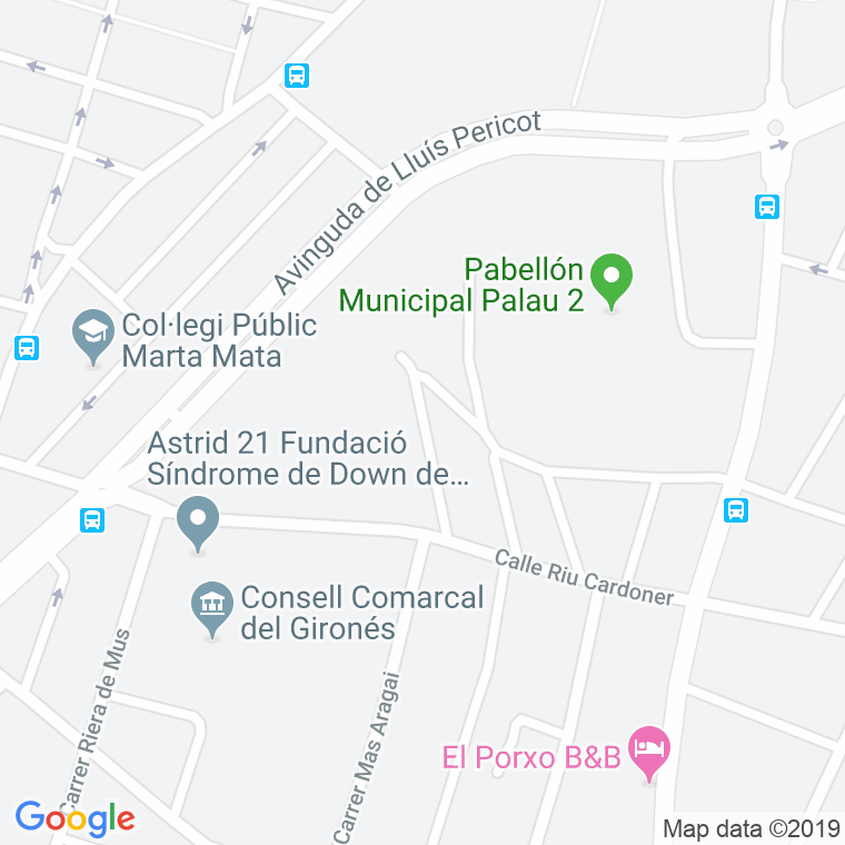 Código Postal calle Antoni Canet en Girona