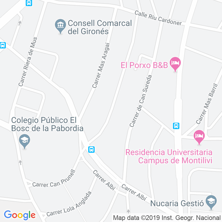 Código Postal calle Can Prunell en Girona