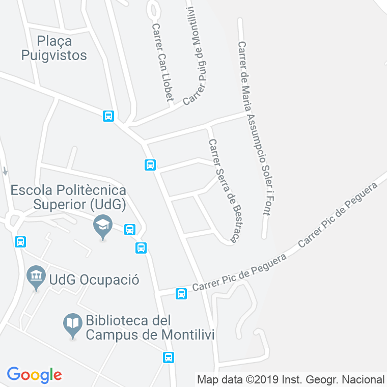 Código Postal calle Coll D'ares en Girona