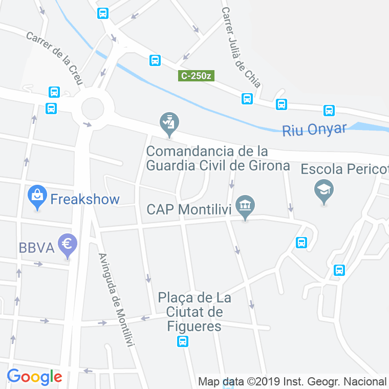 Código Postal calle Joaquim Camps I Arboix, plaça en Girona