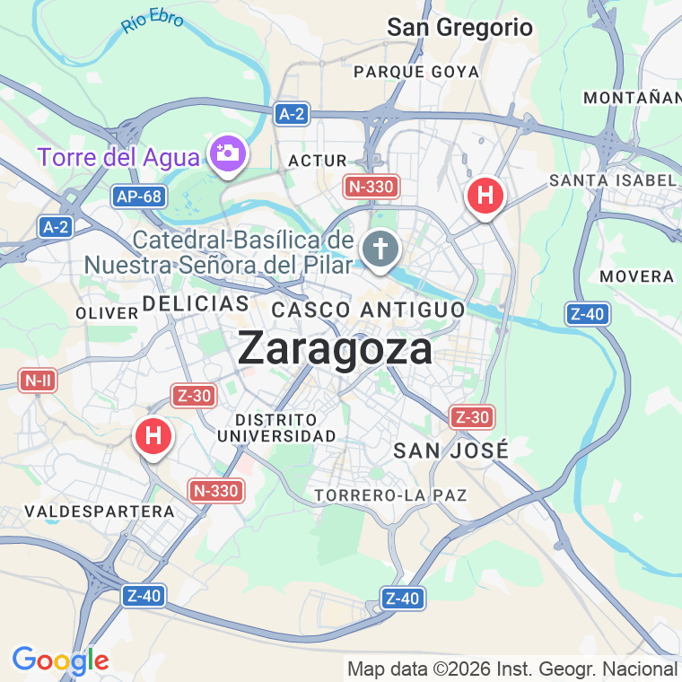 Código postal de Zaragoza en Girona