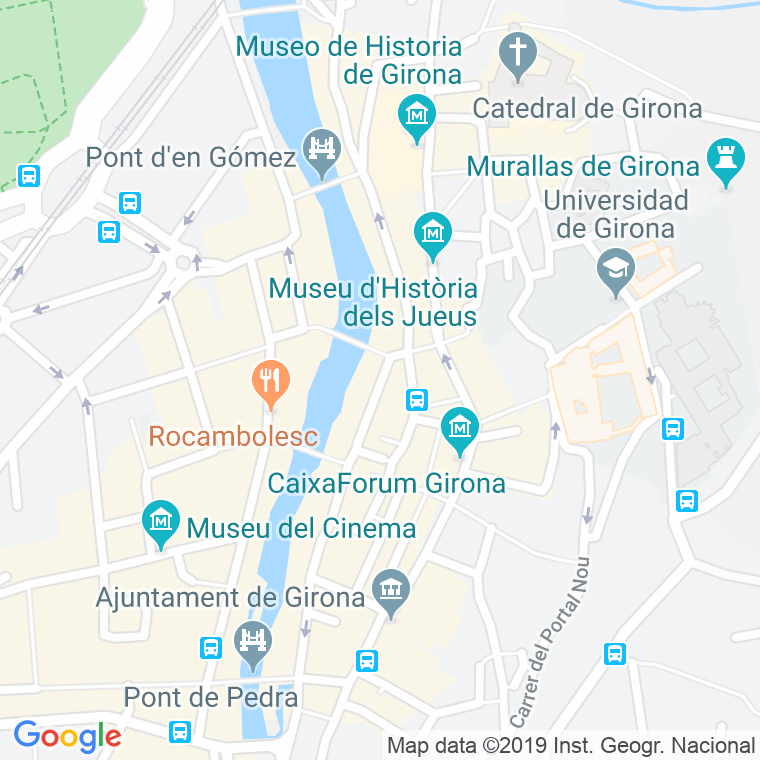 Código Postal calle Argenteria en Girona