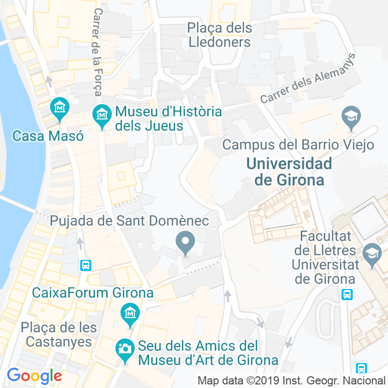 Código Postal calle Escola Pia en Girona