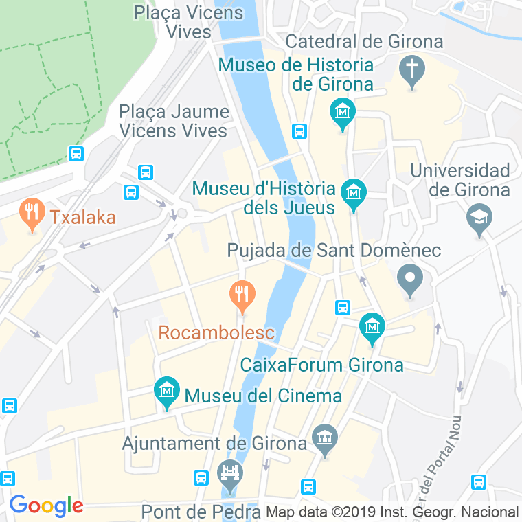 Código Postal calle Federico Fellini, plaça en Girona