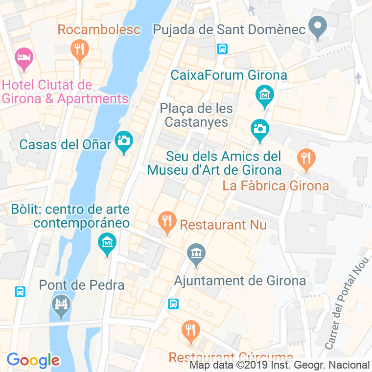 Código Postal calle Mercaders en Girona