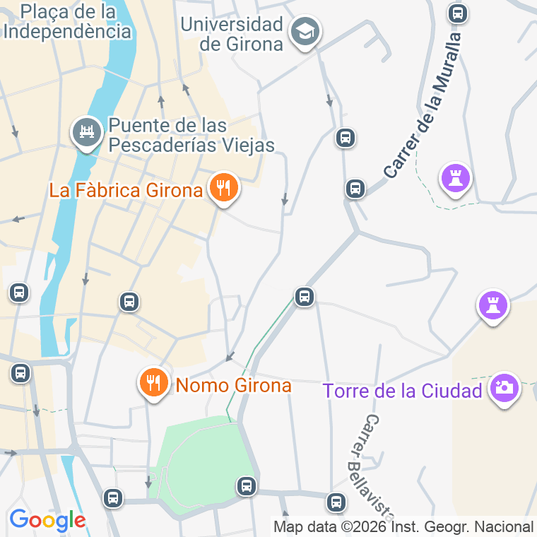 Código postal de Portal Nou, Travessia en Girona