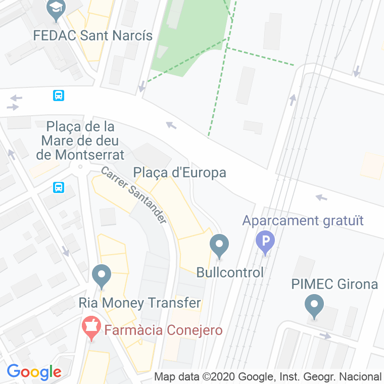 Código Postal calle Europa, plaça en Girona