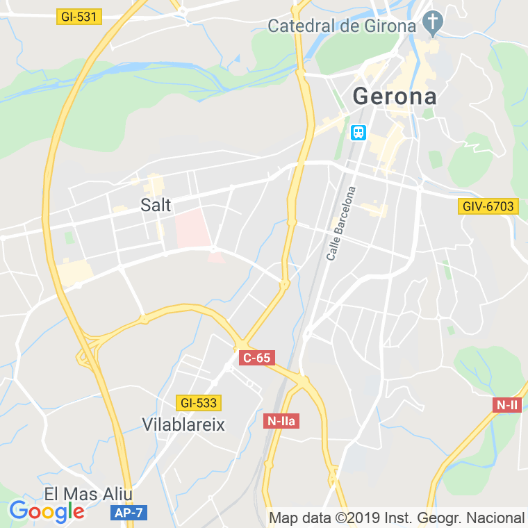 Código Postal calle Riu Ter en Girona