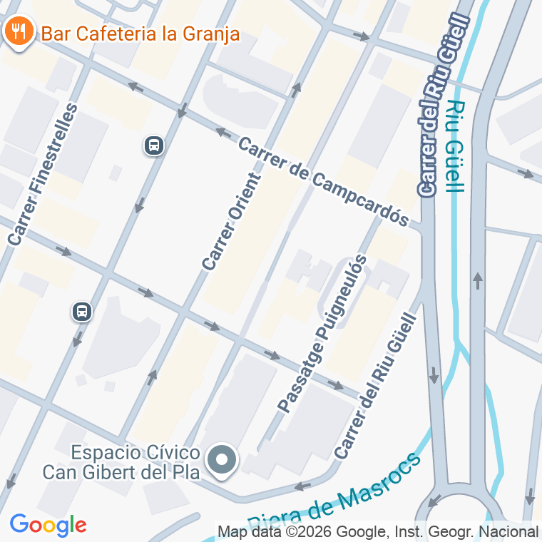 Código postal de Campcardos, Passatge en Girona