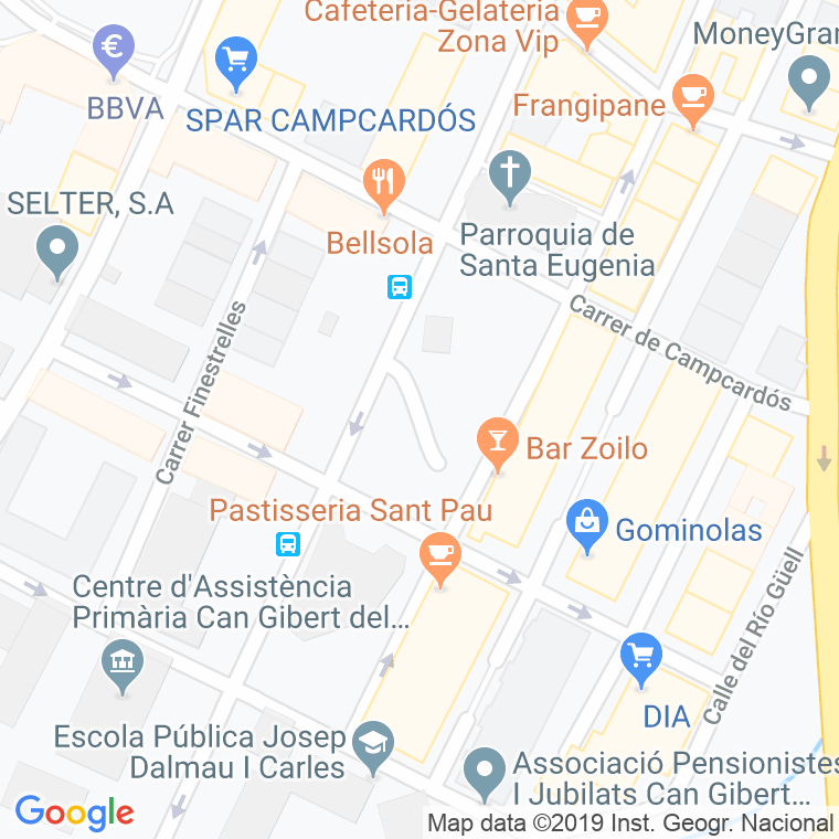 Código Postal calle Pere Calders I Rossinyol, plaça en Girona