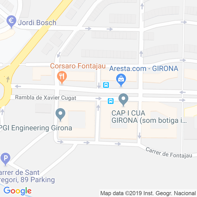 Código Postal calle Bluefields en Girona