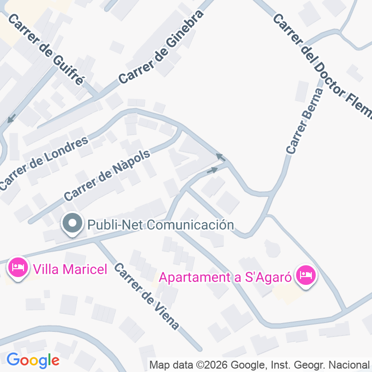 Código postal de C Roma en Sant Feliu de Guixols