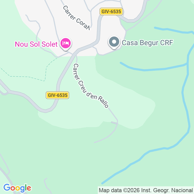 Código postal de Carre Creu D'en Rallo en Urb Creu D'en Rallo