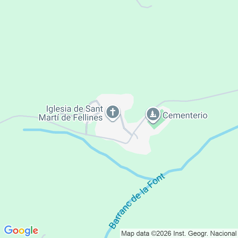 Código postal de Fellines en Girona
