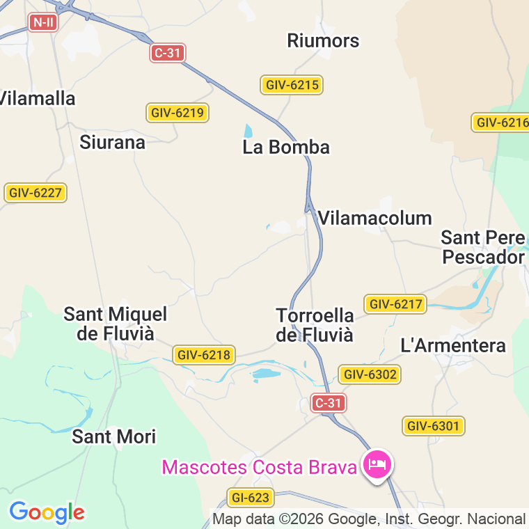 Código postal de Torroella de Fluvia en Girona