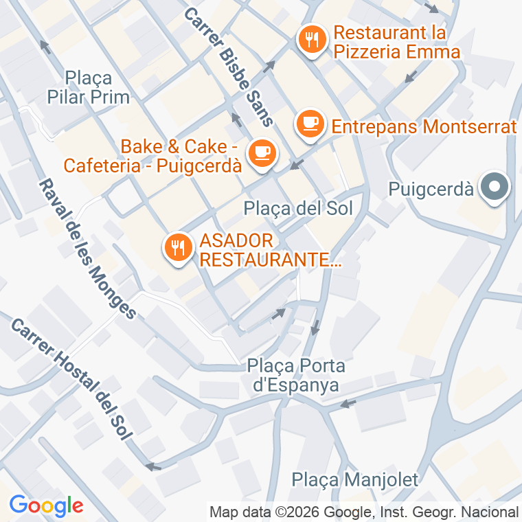 Código postal de Trav Plaça Cabrinetty en Puigcerda