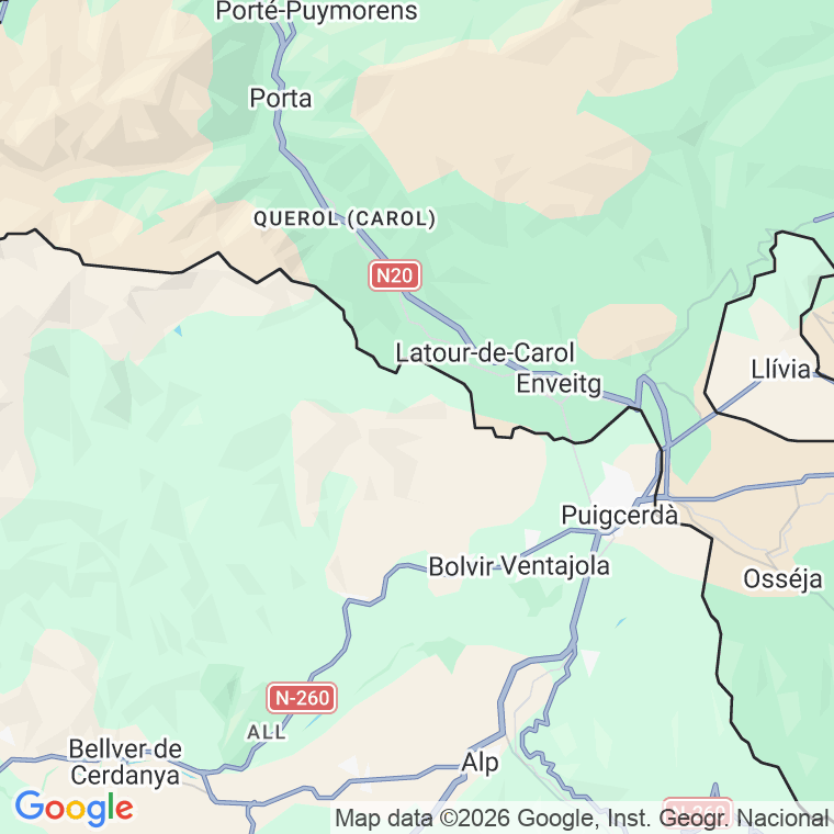 Código postal de Guils de Cerdanya en Girona