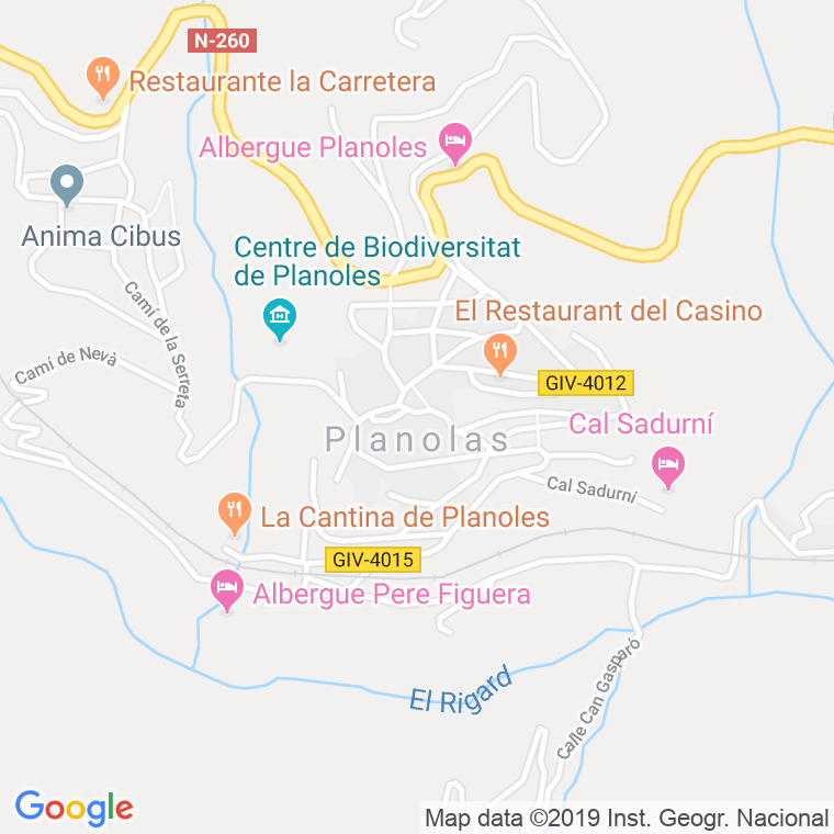 Código Postal de Planoles en Girona