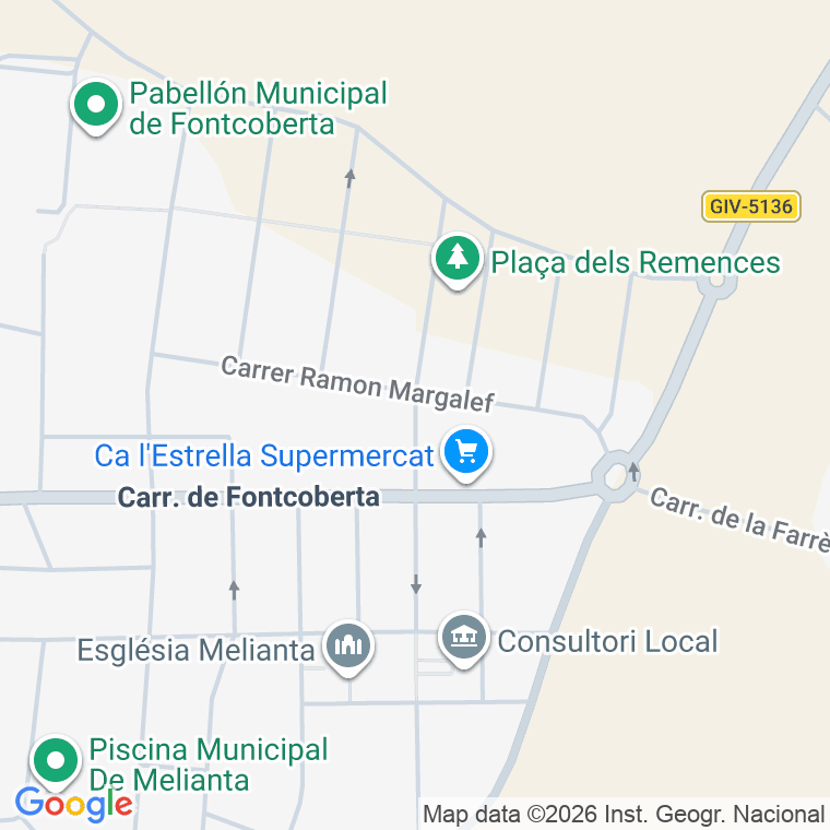 Código postal de Carre Alzina Reclamadora en Veinat de Melianta