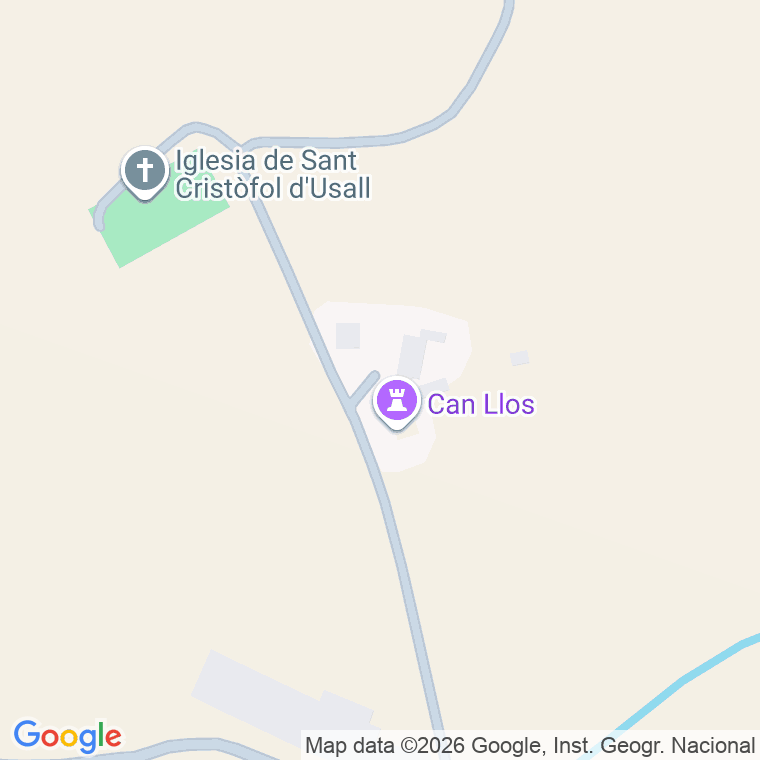 Código postal de Usall (ayto Maia) en Girona