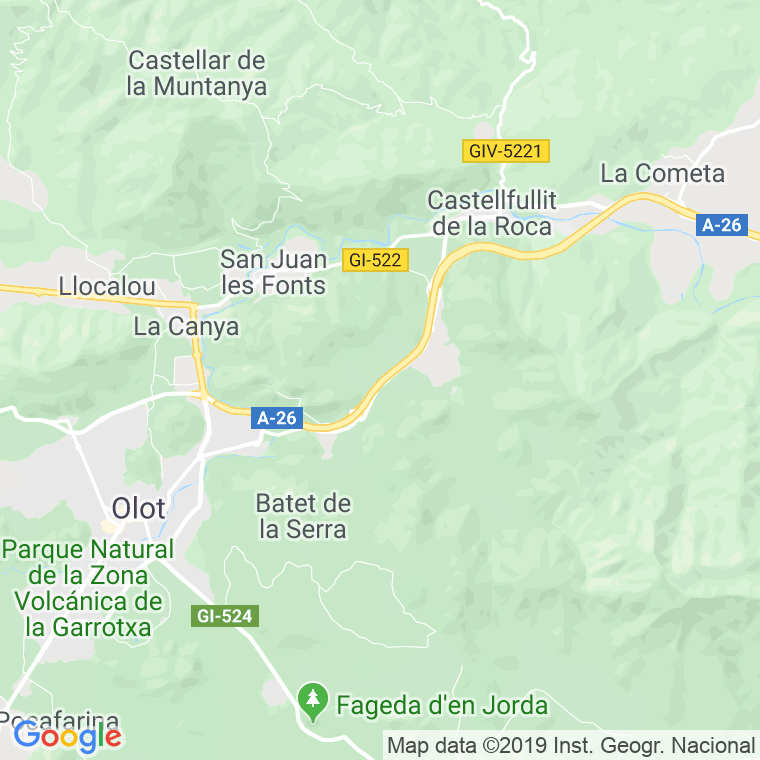 Código Postal de Costa Cau I Vives en Girona