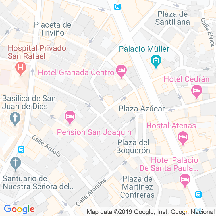 Código Postal calle Almona Del Boqueron en Granada