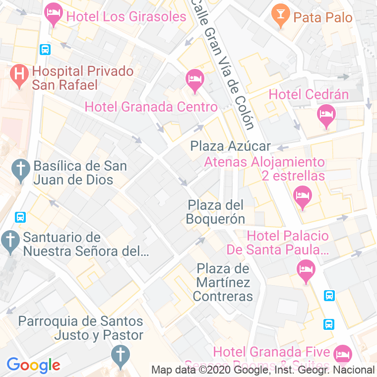 Código Postal calle Boqueron en Granada