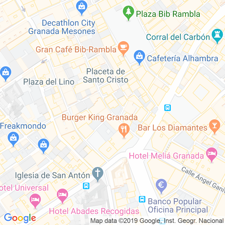 Código Postal calle Campo Verde en Granada