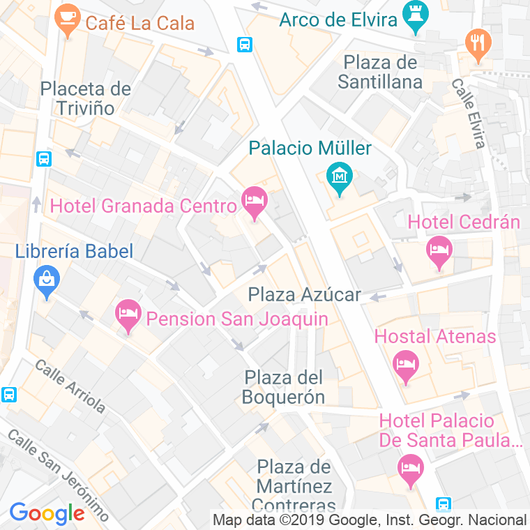 Código Postal calle Lavadero De Zafra en Granada