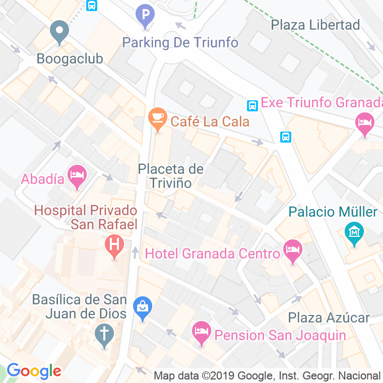 Código Postal calle Nueva Del Santisimo en Granada