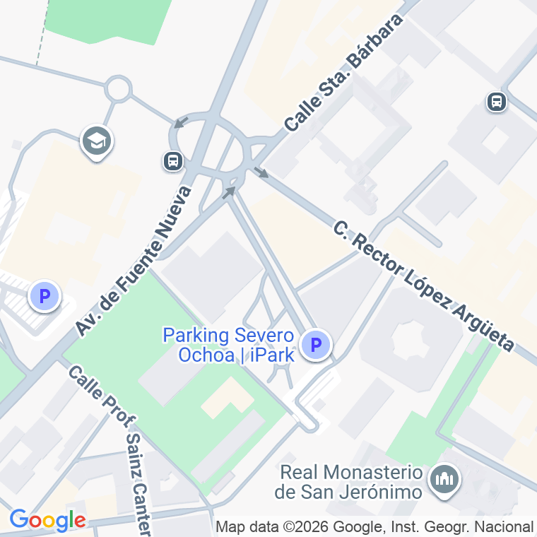 Código postal de Plaza Sor Cristina Cruz Arteaga en Granada