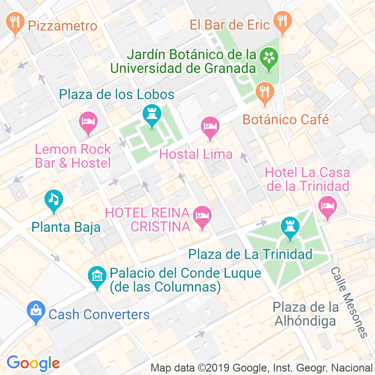 Código Postal calle Angulo en Granada