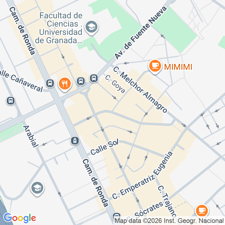 Código postal de Martinez de la Rosa en Granada