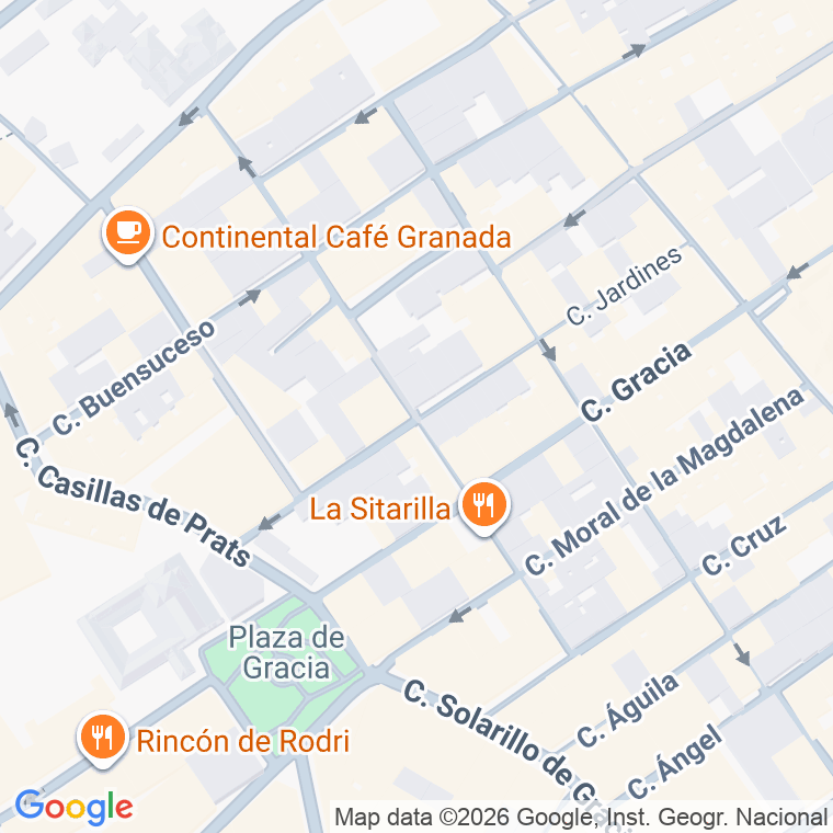 Código postal de San Miguel, Alta en Granada