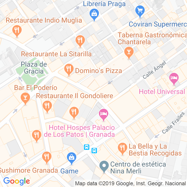 Código Postal calle Solarillo De Gracia en Granada
