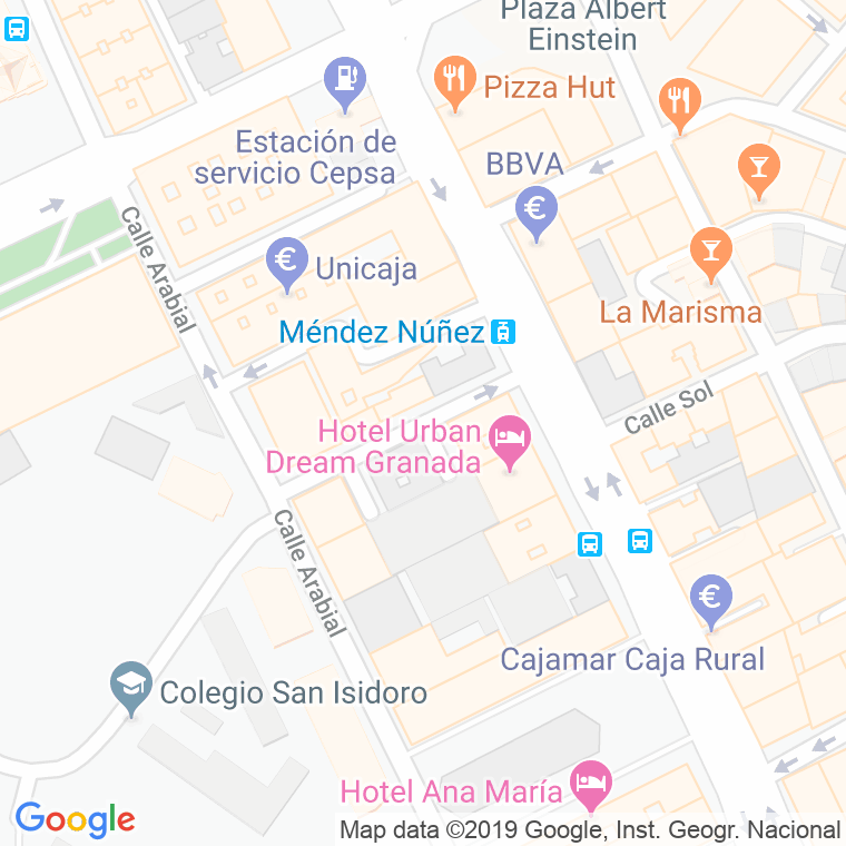 Código Postal calle San Isidoro en Granada