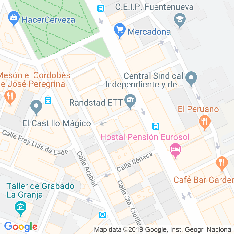 Código Postal calle Turina en Granada