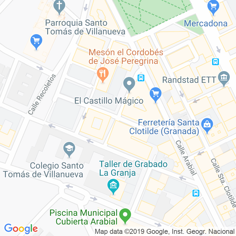 Código Postal calle Fray Luis De Leon en Granada