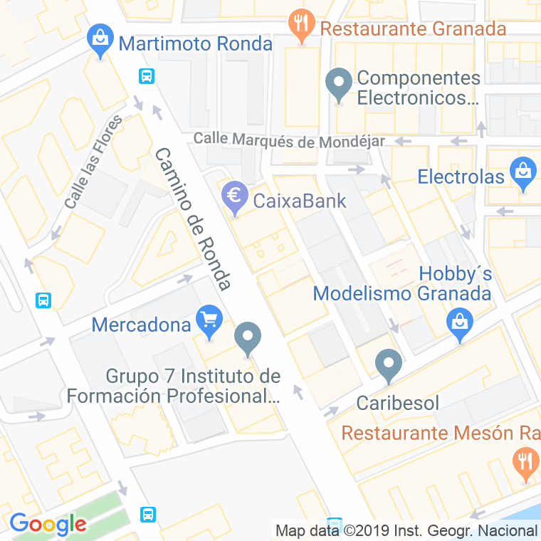 Código Postal calle Galileo en Granada