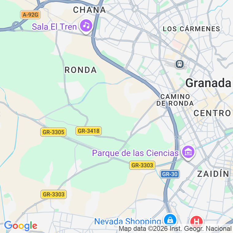 Código postal de Juan Pulgar en Granada